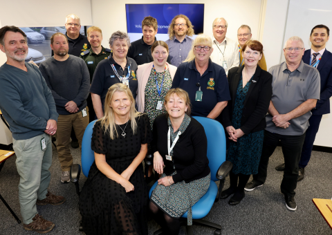 Helen Vine, National Strategic for Volunteering at Association of Ambulance Chief Executives (AACE) and North East Ambulance Service volunteer team.png