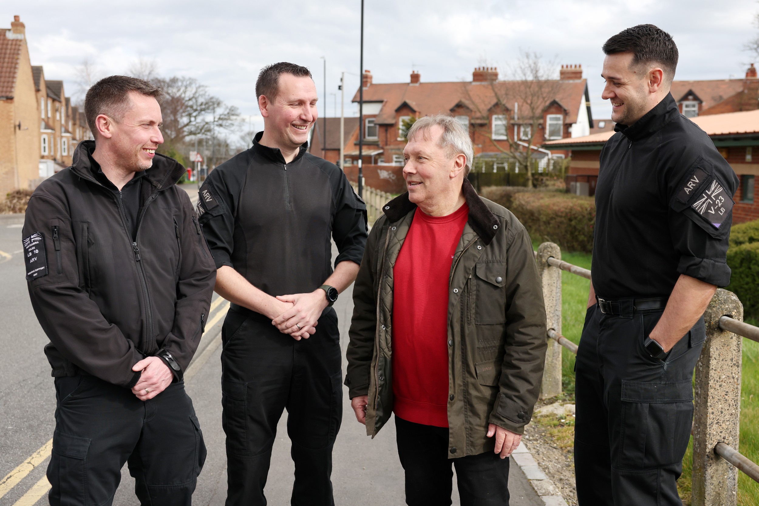 Northumbria Police and Philip Wright - patient reunion.jpg