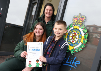 Ambulance service recognises bravery of 6-year-old boy.png